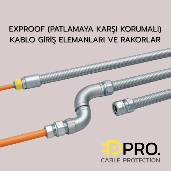 Exproof (Patlamaya Karşı Korumalı) Kablo Giriş Elemanları Ve Rakorlar