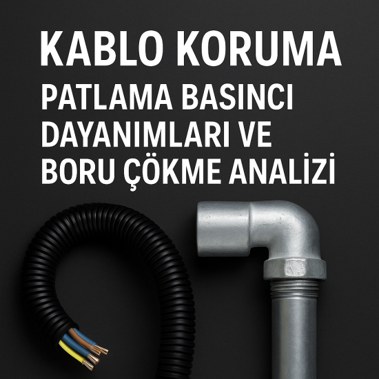 Kablo Koruma – Patlama Basıncı Dayanımları Ve Kablo Borusu Çökme Analizi
