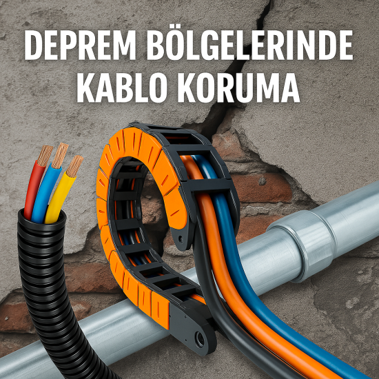 Deprem Bölgelerinde Kablo Koruma Sistemlerinin Elastikiyet Tasarımı – Kritik Hatlar İçin Sismik Güvenlik Rehberi