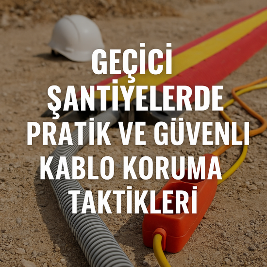 Geçici Şantiyelerde Pratik Ve Güvenli Kablo Koruma Taktikleri