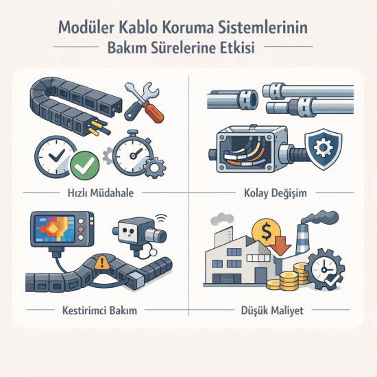 Modüler Kablo Koruma Sistemlerinin Bakım Sürelerine Etkisi