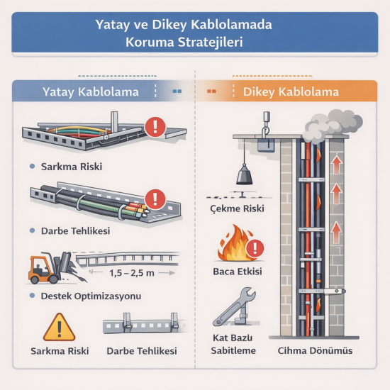 Yatay Ve Dikey Kablolamada Farklı Koruma Stratejileri