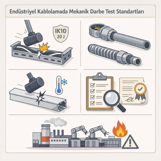 Endüstriyel Kablolamada Mekanik Darbe Test Standartları