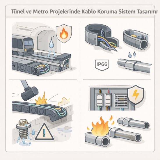 Tünel Ve Metro Projelerinde Kablo Koruma Sistem Tasarımı