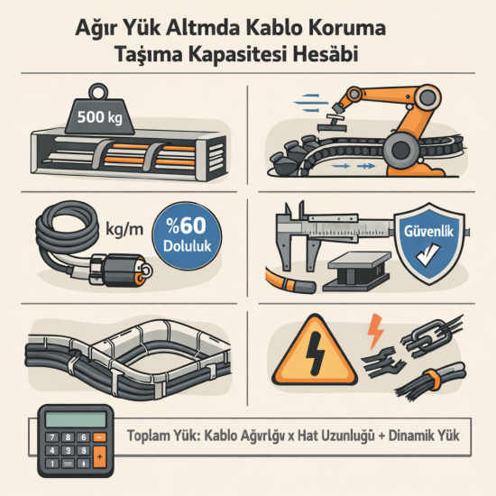 Ağır Yük Altında Kablo Koruma Taşıma Kapasitesi Hesabı
