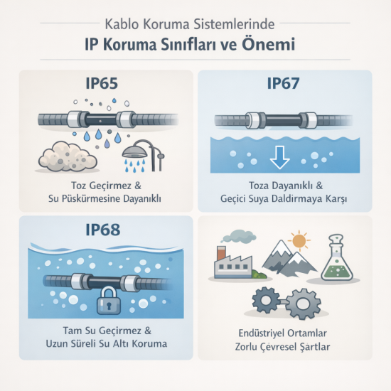 Kablo Koruma Sistemlerinde Ip Koruma Sınıfları Ve Önemi