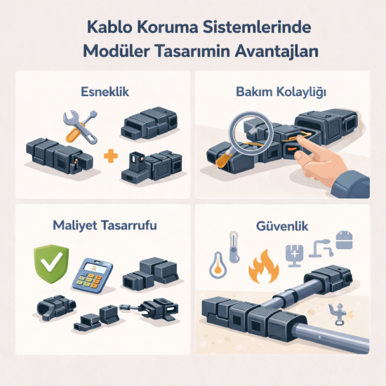 Kablo Koruma Sistemlerinde Modüler Tasarımın Avantajları