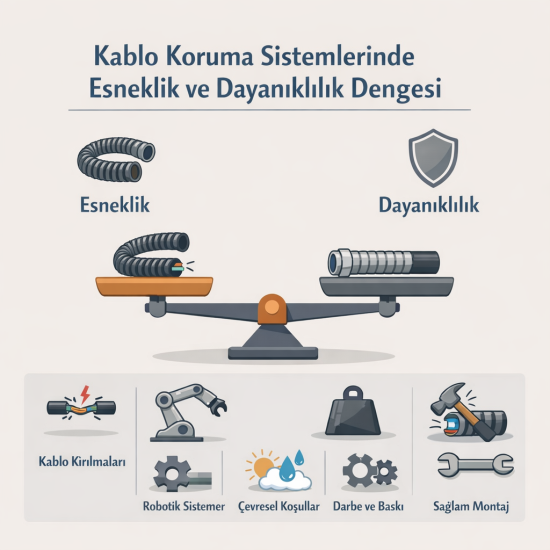 Kablo Koruma Sistemlerinde Esneklik Ve Dayanıklılık Dengesi