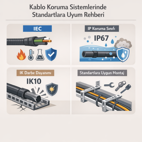 Kablo Koruma Sistemlerinde Standartlara Uyum Rehberi
