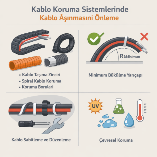 Kablo Koruma Sistemlerinde Kablo Aşınmasını Önleme