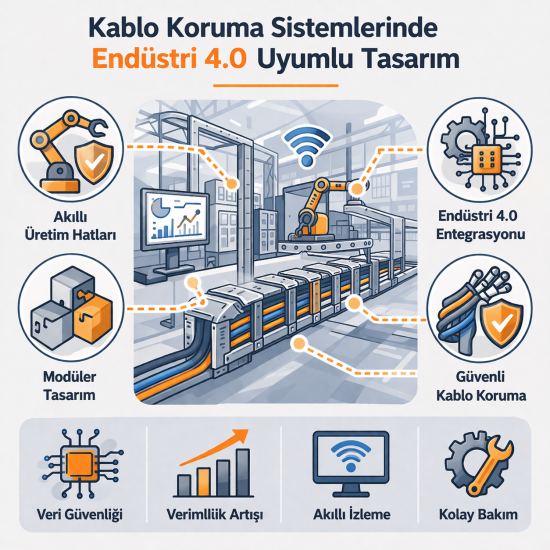 Kablo Koruma Sistemlerinde Endüstri 4.0 Uyumlu Tasarım