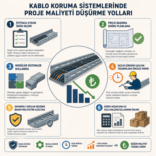 Kablo Koruma Sistemlerinde Proje Maliyeti Düşürme Yolları