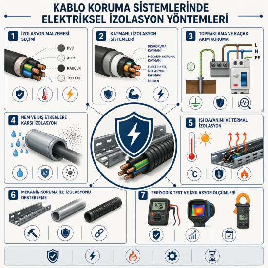 Kablo Koruma Sistemlerinde Elektriksel İzolasyon Yöntemleri