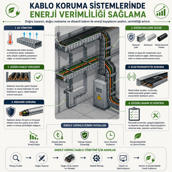Kablo Koruma Sistemlerinde Enerji Verimliliği Sağlama