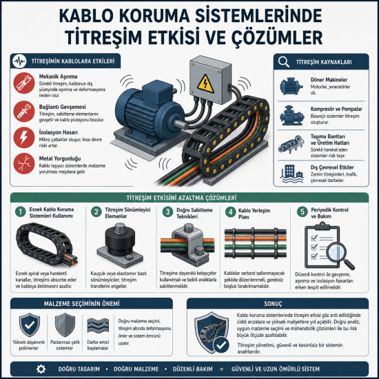 Kablo Koruma Sistemlerinde Titreşim Etkisi Ve Çözümler
