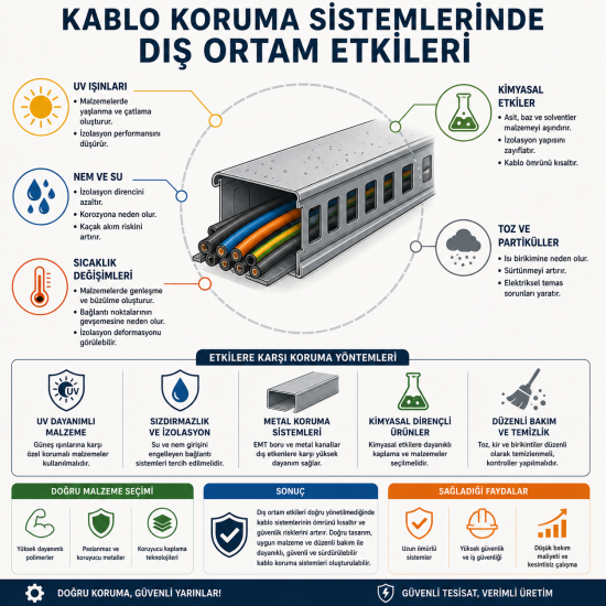 Kablo Koruma Sistemlerinde Dış Ortam Etkileri