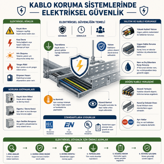 Kablo Koruma Sistemlerinde Elektriksel Güvenlik