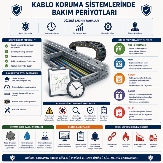 Kablo Koruma Sistemlerinde Bakım Periyotları