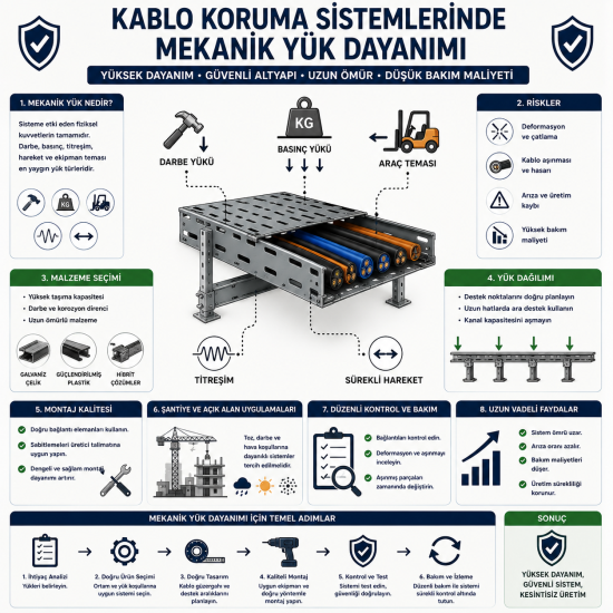 Kablo Koruma Sistemlerinde Mekanik Yük Dayanımı