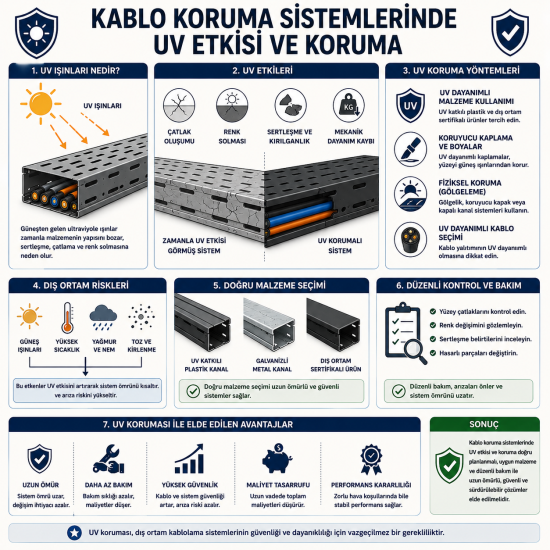Kablo Koruma Sistemlerinde Uv Etkisi Ve Koruma
