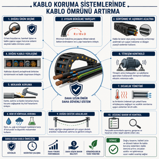 Kablo Koruma Sistemlerinde Kablo Ömrünü Artırma